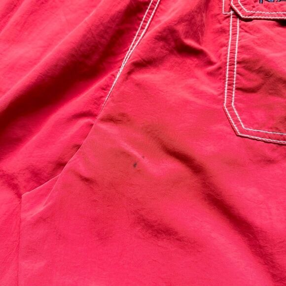 🔃Nautica Men’s Red Board Shorts Swim Trunks - Picture 6 of 8